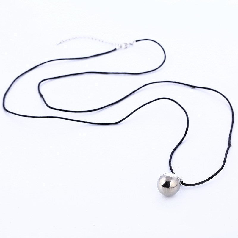 Piano Music Ball Necklace Pregnant Woman Bell Music Box Long Sweater Chain