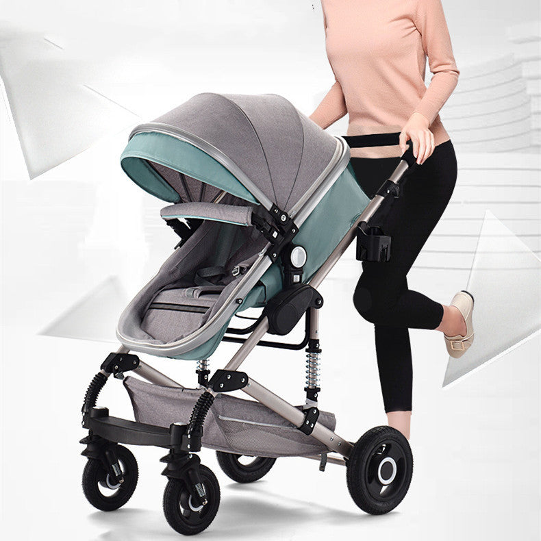 Baby Stroller That Can Sit Or Lie Down And Folds Easily