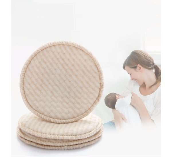 Cotton Breast Pads Washable And Absorbent 4 Pieces