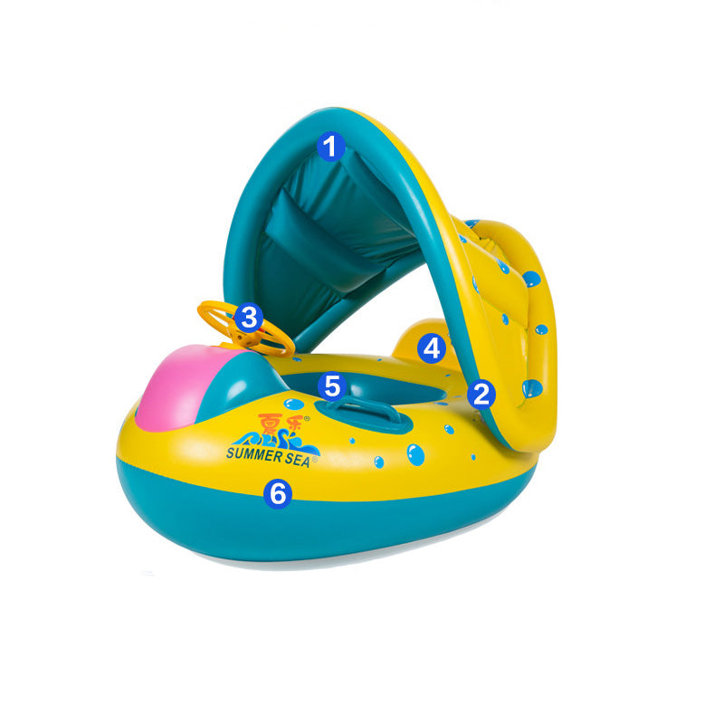 Thickening infant and child parent-child swimming ring