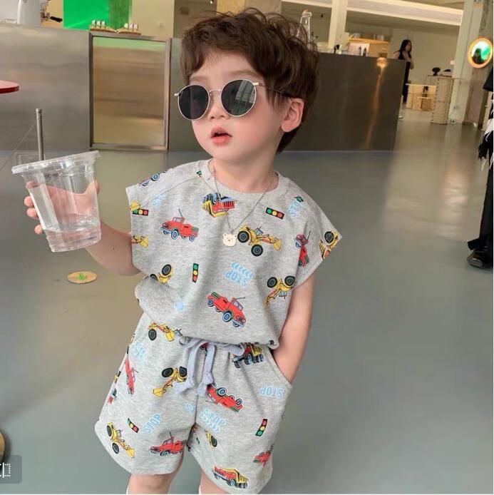 Boys Short Sleeve T-shirt And Shorts