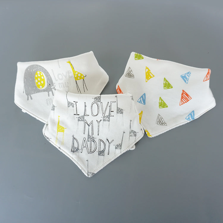 Baby cotton bib/ drooling bib