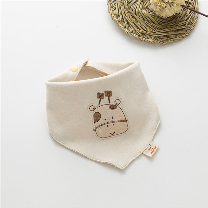 Cotton Triangle Baby Bib