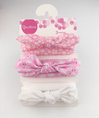 The New Three-Piece Head Rope Children's Hair Band Printed Bow Hair Band Headdress