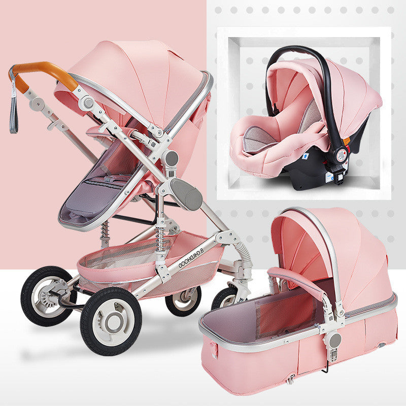 Baby Stroller That Can Sit Or Lie Down And Folds Easily