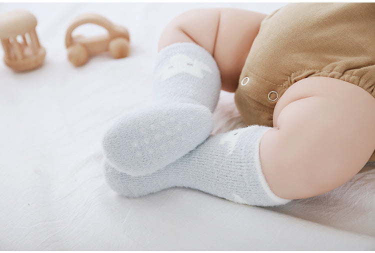 Mink Wool Newborn Thickened Socks