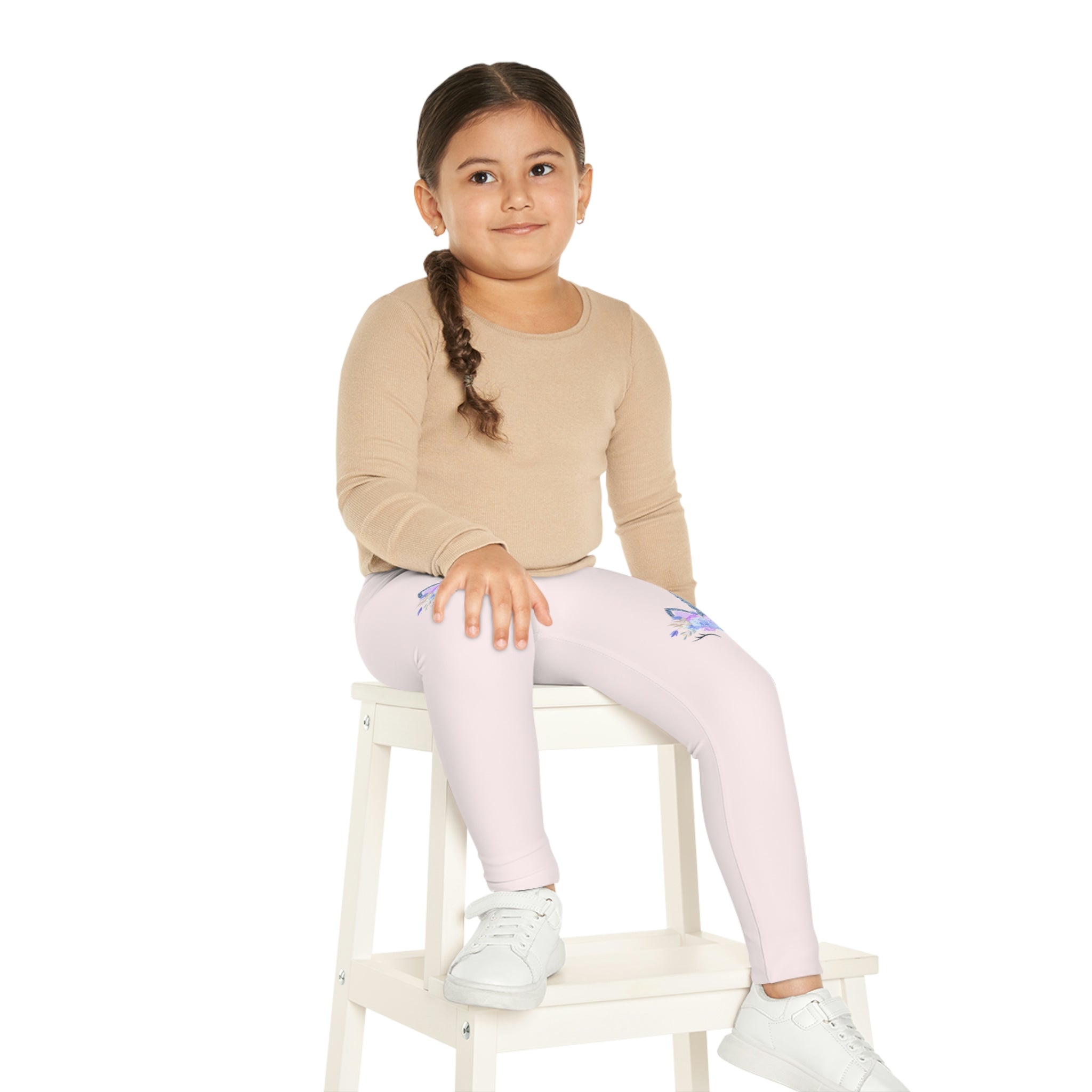 Buy Girls Medium Pink Solid Leggings Online | Pink Legging | Chicco India