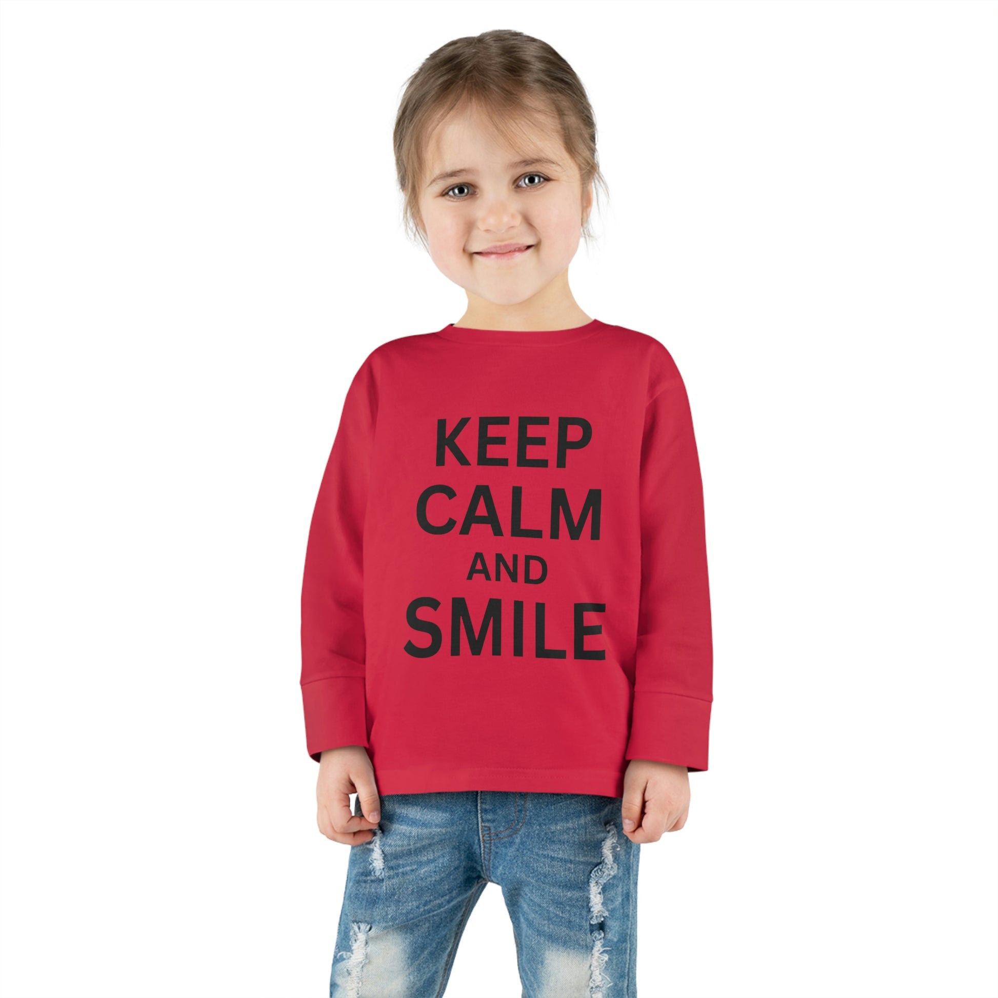 Toddler Long Sleeve Shirt Smile - Free Shipping – Sia & Jimini